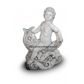Statueta Copil pe Peste